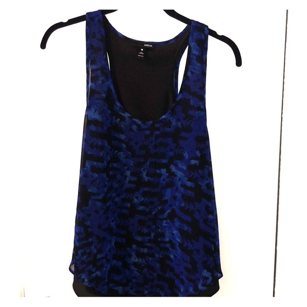 Black & Blue Blouse